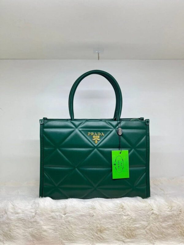 Prada Leather Symbole Tote Bag With Og Box & Dust Bag - Image 2