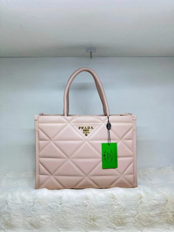 Prada Leather Symbole Tote Bag With Og Box & Dust Bag - Image 3
